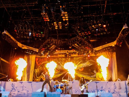 Heavy Metal band rocking hard